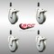 Service Caster 5 Inch 316SS Gray Poly Swivel 3/4 Inch Expanding Stem Caster Set Lock Brake SCC-SS316TTLEX20S514-PPUB-34-4 - alternate 4